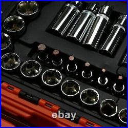 121PCS 1/4 Ratchet Wrench Combination Socket Tool Set Kit Auto Car Repair Tool
