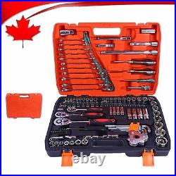 121pcs Socket Ratchet Car Repair Tool Wrench Set Socket Spanner Screwdriver Kit