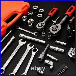 121pcs Socket Ratchet Car Repair Tool Wrench Set Socket Spanner Screwdriver Kit