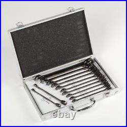 12 Piece Duo SAE and Metric End Ratchet Ratcheting Tool Set