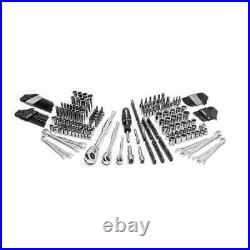 270-Pc. Mechanics Tool Set Complete Kit Sockets Ratchets Wrenches with SAE Metric