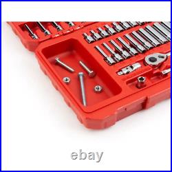 55P Mechanics Tools Set-1/4 Drive 6-P Socket Ratchet Set (5/32 9/16 4-14mm)