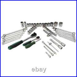 61-Piece Mechanics Tool Set 1/2 & 1/4 Socket Tool Set for Auto Repair Machine