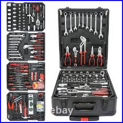 899 Pcs Repair Tool Set for Craftsman Mechanical Tool Set Trolley Storage Case
