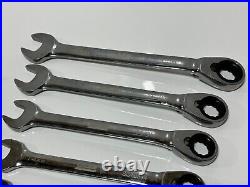 CASE IH Tools 8pc Metric 10mm-17mm Reversible Ratcheting Combination Wrench Set