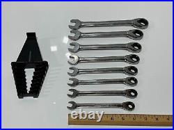 CASE IH Tools 8pc Metric 10mm-17mm Reversible Ratcheting Combination Wrench Set