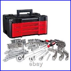 CRAFTSMAN Versastack Mechanics Tool Set 1/4 in 3/8 in & 1/2 in Drive 230 Piece