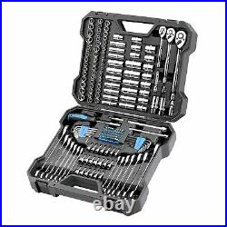 Channel Lock Mechanics Tool Set 200 piece Ratchet Wrenches with Case