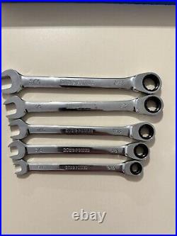 Cornwell BPRW8ST bluePOWER 8-Piece 72-Tooth SAE Ratcheting Combo Wrench Set