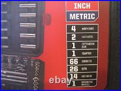 Craftsman 115 Pc. Mechanic Tool Set #913161-1/4 & 3/8 In-drive-6-pt-sae & Metric