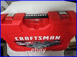 = Craftsman 121 PC Set SAE Metric Gunmetal Chrome 1/4 1/2 3/8 Drive