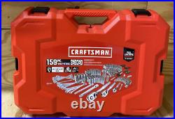 Craftsman 159-Piece SAE and Metric Mechanics Tool Set (1/4 3/8 1/2-in)