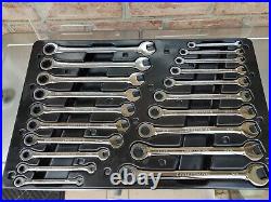 Craftsman 20-Piece Combination Ratchet Wrench Set, Standard SAE & Metric Tools