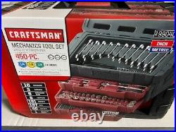 Craftsman 450-Piece Mechanic's Tool Set with 3 Drawer Case Box 450pc (99040) New