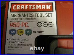 Craftsman 450-piece Mechanics Tool Set With 3 Drawer Hard Case (99040) New