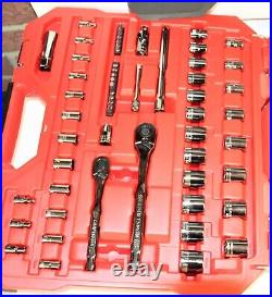 Craftsman 81 Piece Gunmetal Chrome Mechanics Tool Set In Case New