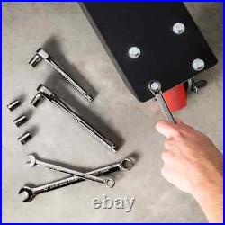 Craftsman CMMT12033 Gunmetal Chrome Mechanic Tool Set 121-Piece 1/4 3/8 & 1/2