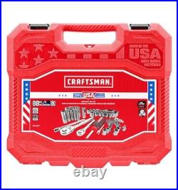 Craftsman USA 88-Piece SAE/Metric Mechanic's Tool Set withHard Case CMMT45018