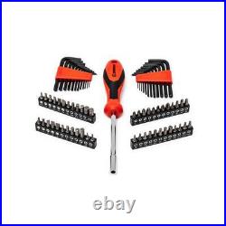 Crescent Mechanics Hand Tool Set 1/4 + 3/8 Drive 6-Point SAE/Metric (180-Pcs)