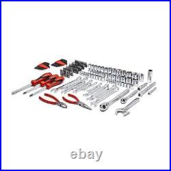 Crescent Mechanics Tool Set 1/4 and 3/8 Drive 6-Point SAE/Metric (150-Piece)