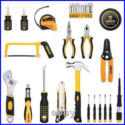 DEKOPRO 198 Piece Home Repair Tool Kit, Wrench Plastic Toolbox