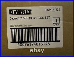 DEWALT DWMT81534 205-Pc. Mechanics Tool Set New