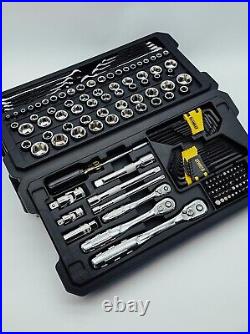 DEWALT Mechanic Tool Set, 226 Pieces, 1/4,3/8 and 1/2 Drive, with Ratchets, S