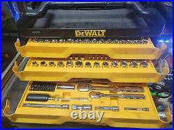 DeWALT 3 Drawer Mechanics Tool Set, DWMT45227 186 peices LOOK TO PICTURES