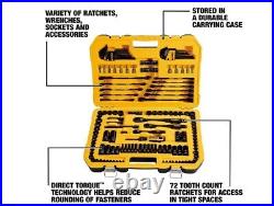 Dewalt DWMT45184 Black Chrome 184-piece Mechanics Tool Set