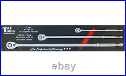 Extra Long Handle Ratchet Set 3Pc. Super Fine T&E Tools TE-21534