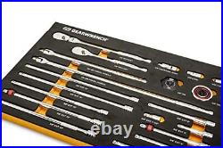 GEARWRENCH 3/8 90T Ratchet & Drive Tool Set with EVA Foam Tray 21 Pcs. 86521