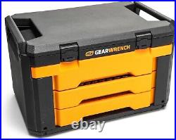 GEARWRENCH 80949 Mechanics Tool Set in 3 Drawer Storage Box, 232 Piece NEW