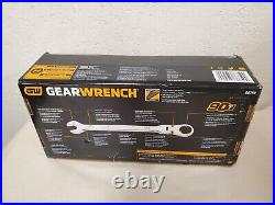 GEARWRENCH SAE 90-Tooth Flex Head Combination Ratcheting Wrench Tool Set (14pc)