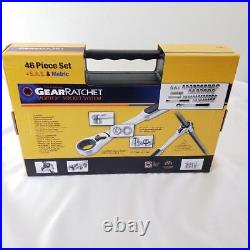 = GW Gear Ratchet Vortex Socket System 46 pcs SAE & Metric Model 8946