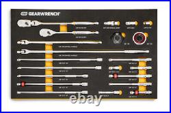 Gearwrench KDT-86521 21 Pc. 3/8 90-tooth Ratchet & Drive Tool Set With Eva Foam