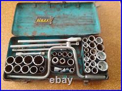 Hazet rachet set tool box socket set