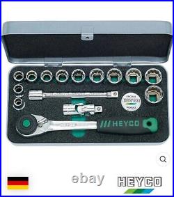 Heyco 00043001083 Socket Set, 3/8, 43-0010-M-CPP, 15 Pc