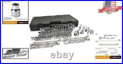 High-Quality Professional-Grade Mechanics Tool Set 110 Pc. Steel SAE/Metric