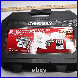 Husky 144-Position Mechanics Tool Set 1/4 and 3/8 Drive Missing 10 Pieces