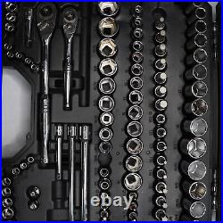 Husky 144-Position Mechanics Tool Set 1/4 and 3/8 Drive Missing 10 Pieces