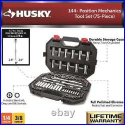 Husky 144-Tooth Mechanics Tool Set (75-Piece)
