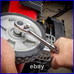 Husky Mechanic Tool Set withCombination Wrench+Ratchet Silver SAE/Metric 349-Piece