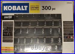 Kobalt 856855 300 Piece Advanced Mechanic's Tool Set Great Christmas Gift NIB
