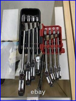 Mac Tools SAE 8 Piece 12 Point Flex Head Ratchet Wrench Set 206352