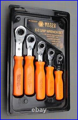 Matco Tools SWRDO5T 3/8-5/8 & SWRDMG5T 8-15mm Hard Handle Ratcheting Wrench Set