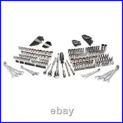 Mechanic Tool Set Ratchets Sockets Wrenches Built-In 3 Compartments 235 Piece