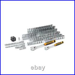 Mechanics Tool Set 106-Piece 1/4 in. 3/8 in. Drive 6-Point SAE/Metric 90-Tooth