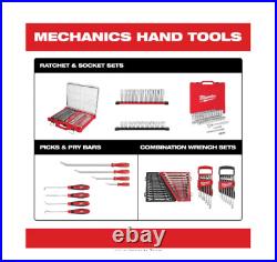 Milwaukee 3/8 Drive SAE/Metric Ratchet and Socket Mechanics Tool Set (56-Piece)