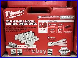 Milwaukee 48-22-9004 1/4 Drive SAE / Metric Socket Mechanics Tool Set