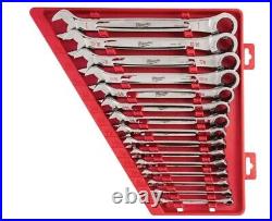 Milwaukee 48-22-9416 SAE Combination Ratcheting Wrench Mechanics Tool Set